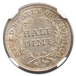 1841 Liberty Seated Half Dime MS-66+ NGC