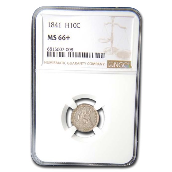 1841 Liberty Seated Half Dime MS-66+ NGC 1841 Liberty Seated Half Dime MS-66+ NGC