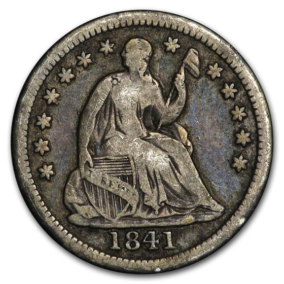 1841 Liberty Seated Half Dime VG 1841 Liberty Seated Half Dime VG