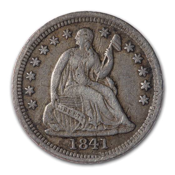 1841 Liberty Seated Half Dime XF 1841 Liberty Seated Half Dime XF