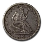 1841 Liberty Seated Half Dollar XF