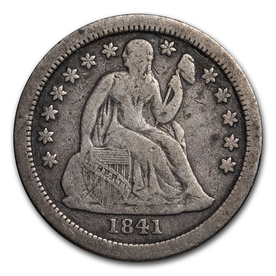 1841-O Liberty Seated Dime Fine