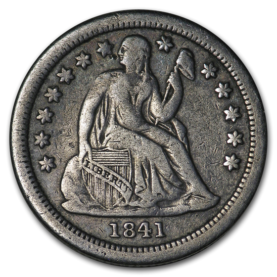 1841-O Liberty Seated Dime VF (Details) 1841-O Liberty Seated Dime VF (Details)