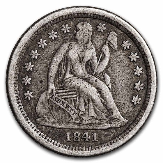 1841-O Liberty Seated Dime XF 1841-O Liberty Seated Dime XF
