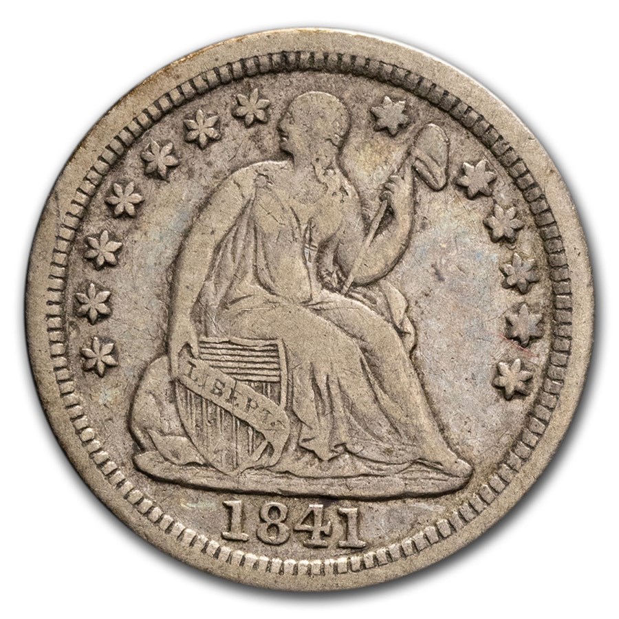 1841-O Liberty Seated Half Dime VF