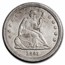 1841-O Liberty Seated Quarter AU