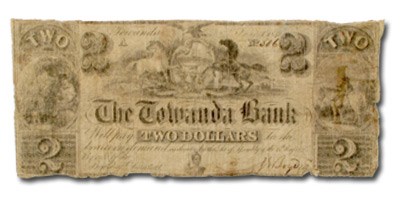 1841 Towanda Bank, Towanda, PA $2.00 PA-650, VG 1841 Towanda Bank, Towanda, PA $2.00 PA-650, VG