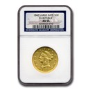 1842 $10 Liberty Gold Eagle AU-55 NGC (Large Date, SS Republic) 1842 $10 Liberty Gold Eagle AU-55 NGC (Large Date, SS Republic)