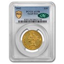 1842 $10 Liberty Gold Eagle AU-58 PCGS CAC (Small Date)