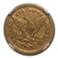 1842-C $2.50 Liberty Gold Quarter Eagle XF-40 NGC