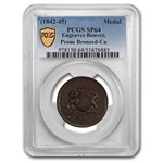 1842 France King Engraver Medal SP-64 PCGS