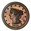1842 Half Cent PR-64 PCGS (Brown, Reverse of 1840 2nd Restrike)