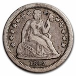 1842 Liberty Seated Dime Fine