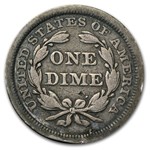 1842 Liberty Seated Dime VF