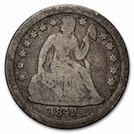 1842 Liberty Seated Dime VG