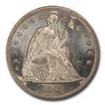 1842 Liberty Seated Dollar MS-64+ PCGS CAC