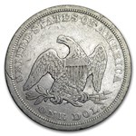 1842 Liberty Seated Dollar VF