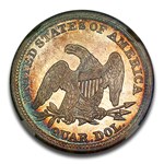 1842 Liberty Seated Quarter MS-64 NGC (Large Date)