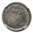 1842-O Liberty Seated Dime AU-58 NGC