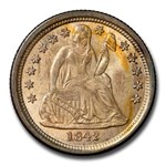 1842-O Liberty Seated Dime MS-65 NGC