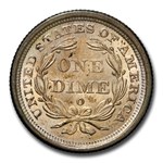 1842-O Liberty Seated Dime MS-65 NGC