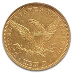 1843 $10 Liberty Gold Eagle AU-50 NGC