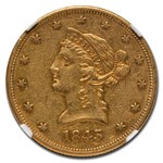 1843 $10 Liberty Gold Eagle AU-55 NGC