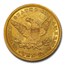 1843 $10 Liberty Gold Eagle AU-58 PCGS