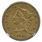 1843/1843 $10 Liberty Gold Eagle XF-40 NGC