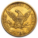 1843 $5 Liberty Gold Half Eagle VG/VF