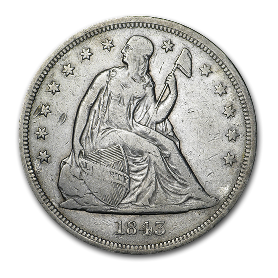 1843 Liberty Seated Dollar VF (Details) 1843 Liberty Seated Dollar VF (Details)