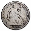 1843 Liberty Seated Half Dollar Good