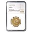 1843-O $10 Liberty Gold Eagle AU-55 NGC