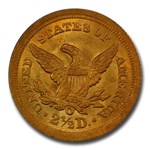1843-O $2.50 Liberty Gold Quarter Eagle MS-64 PCGS (Small Date)