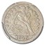1843-O Liberty Seated Dime VF-30 PCGS CAC