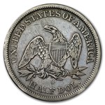 1843-O Liberty Seated Half Dollar VF