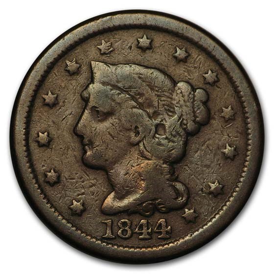 1844/81 Large Cent Good 1844/81 Large Cent Good