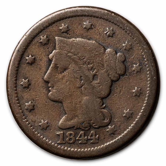 1844 Large Cent Good 1844 Large Cent Good