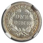 1844 Liberty Seated Dime MS-64 NGC