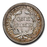 1844 Liberty Seated Dime MS-64 NGC