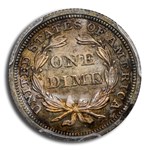 1844 Liberty Seated Dime PR-64 PCGS CAC
