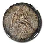 1844 Liberty Seated Dollar MS-63 NGC
