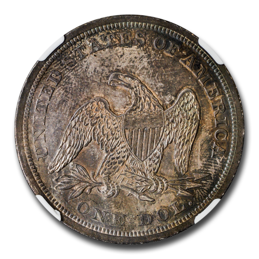 1844 (None) Phil Liberty Seated Dollar Value - APMEX