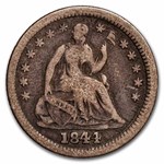 1844 Liberty Seated Half Dime Fine