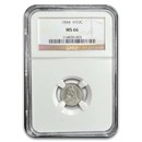 1844 Liberty Seated Half Dime MS-66 NGC
