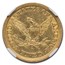 1844-O $5 Liberty Gold Half Eagle AU-55 NGC