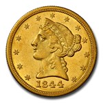 1844-O $5 Liberty Gold Half Eagle MS-63+ PCGS CAC