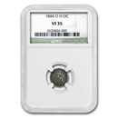1844-O Liberty Seated Half Dime VF-35 NGC