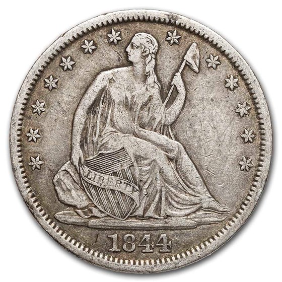1844-O Liberty Seated Half Dollar XF 1844-O Liberty Seated Half Dollar XF