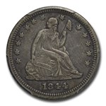 1844-O Liberty Seated Quarter XF-45 PCGS